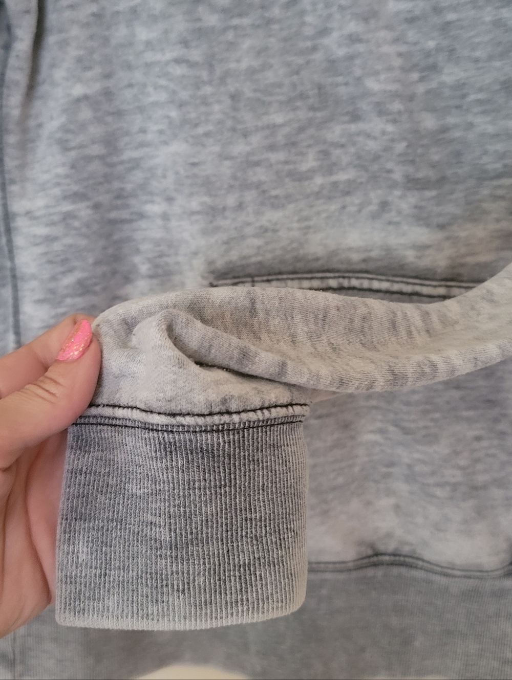 Vintage Y2K Roxy Lightweight Gray Button Shoulder Sweatshirt Size Small - Picture 5 of 8